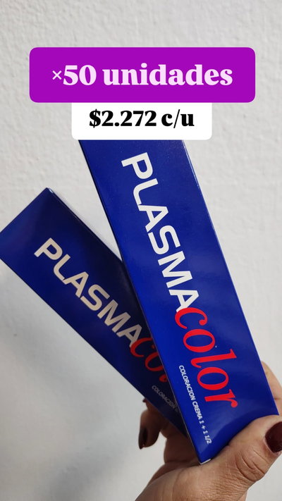 50 UNIDADES DE TINTURA PLASMA 60GR
