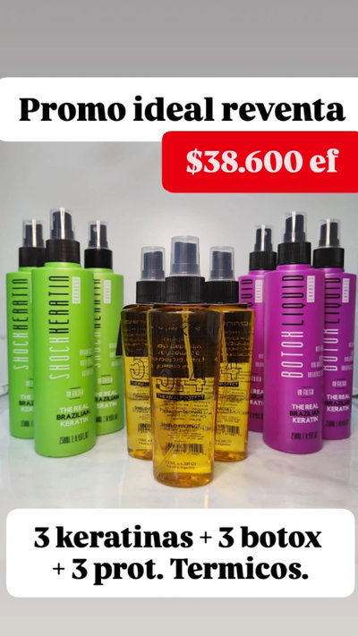KERATINA, BOTOX, PROTECTOR TERMICO