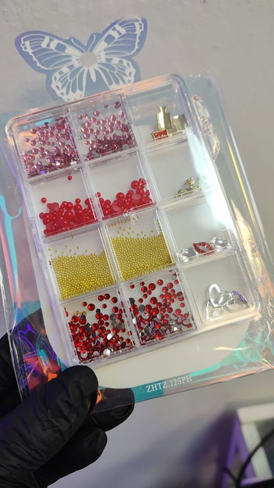 ACCESORIOS UÑAS X12