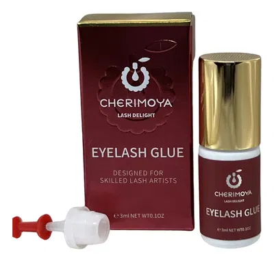Cherimoya Adhesivo Para Extension De Pestaña 3ml Long Glue Rojo