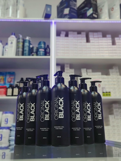 ORIGINAL BLACK SHAVING GEL POR 12 UNIDIDADES
