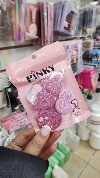 MINI LIMA SPONGE CON FORMA DE CORAZON 
