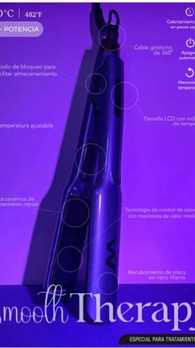 PLANCHA SMOOTH 170ºC - 250ºC NANO TITANIUM