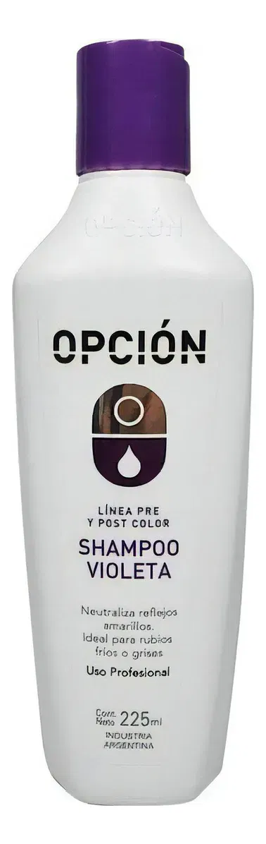 OPCION SHAMPOO VIOLETA X 225CC
