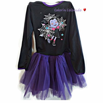 Disfraz Vestido Tutu Vampirina 