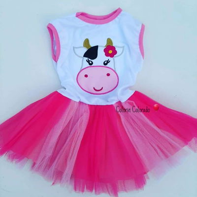 Vestido tutu Vaca Lola