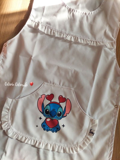 Pechera Stich II con nombre bordado