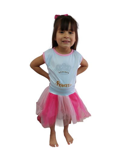 Vestido Tutu Corona Princess 