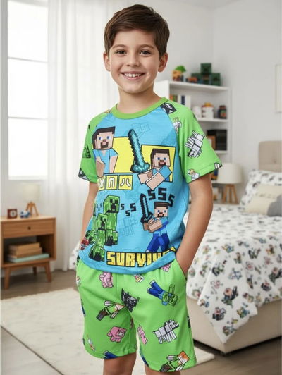 Pijama Minecraft Corto