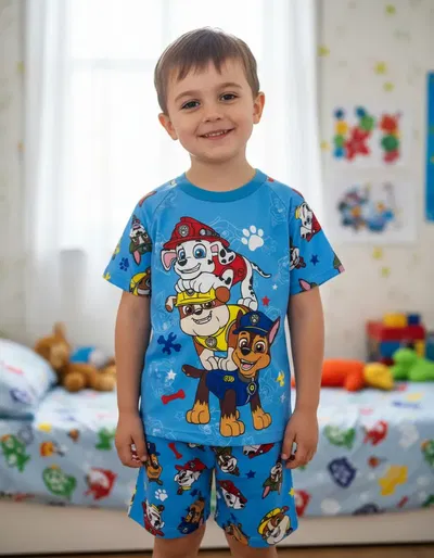 Pijama Paw Patroll Azul Corto
