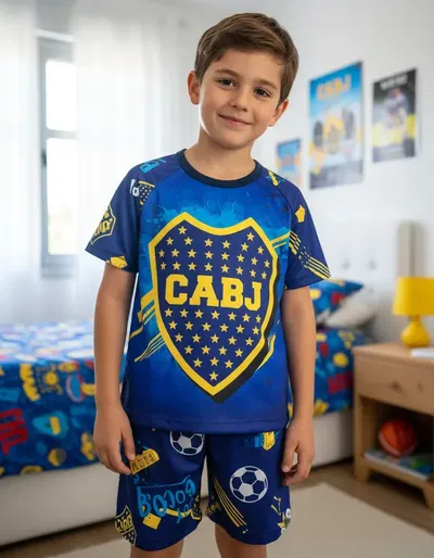 Pijama Boca Juniors Corto