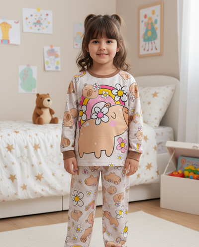 Pijama Capibara Nena Largo