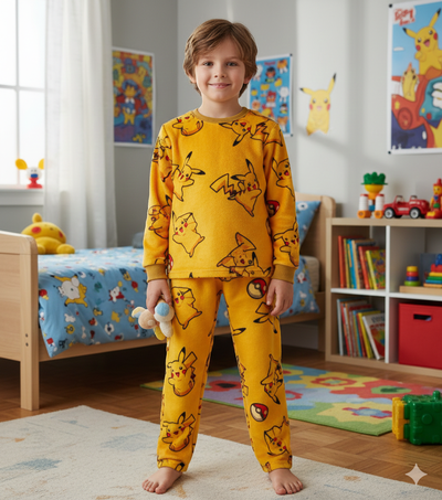 Pijama Pikachu Polar Soft Liviano