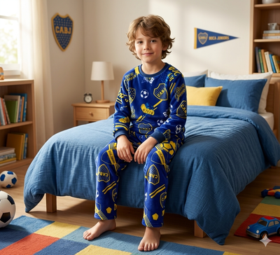 Pijama Boca Polar Soft Liviano