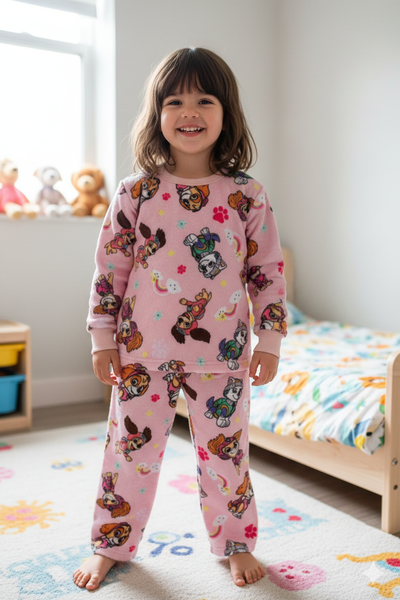 Pijama Paw Patroll Rosa Polar Soft Liviano