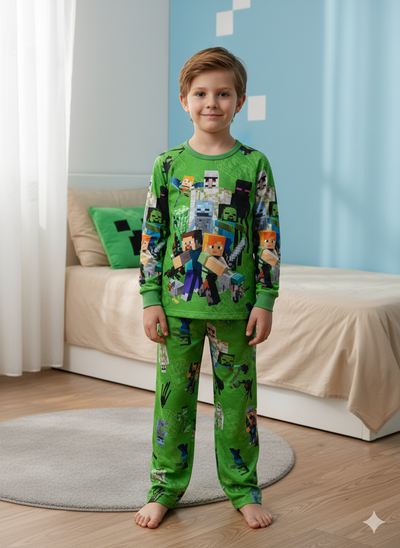 Pijama Minecraft Largo