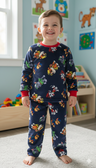 Pijama Paw Patroll Azul Polar Soft