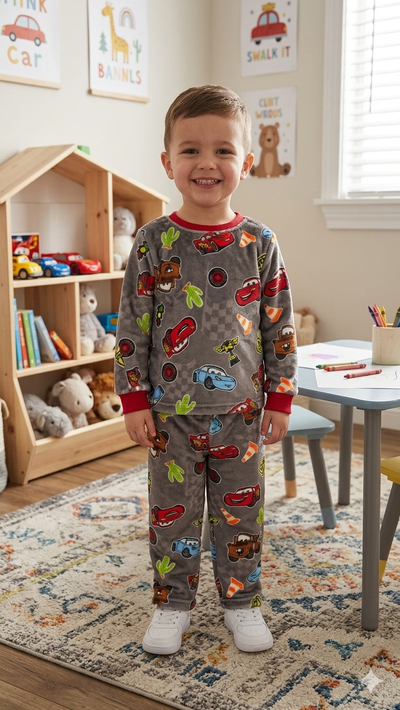 Pijama Cars Polar Soft