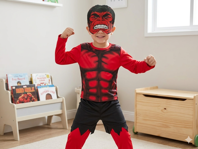 Disfraz Hulk Rojo