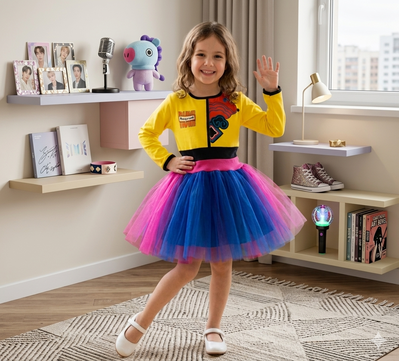 Disfraz Vestido Tutu Guerreras K-Pop