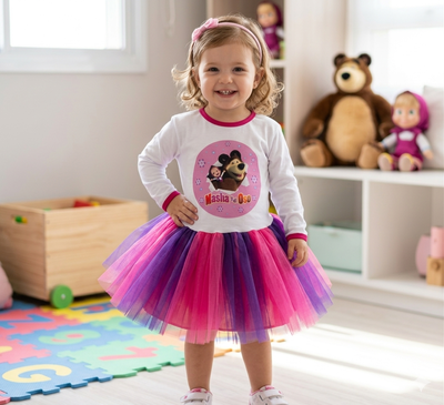 Vestido Tutu Masha y El Oso