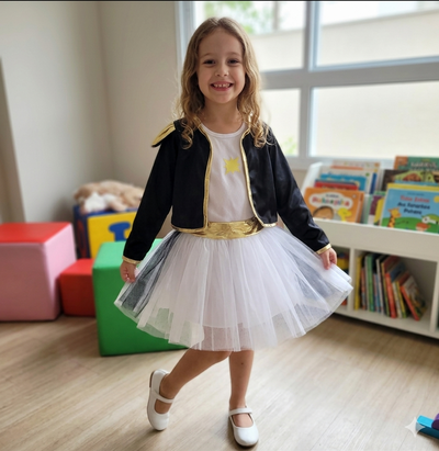 Disfraz Guerreras K-Pop Infantil | Vestido con Tul + Chaqueta