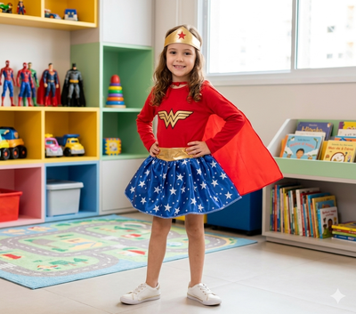Disfraz Mujer Maravilla Superheroína