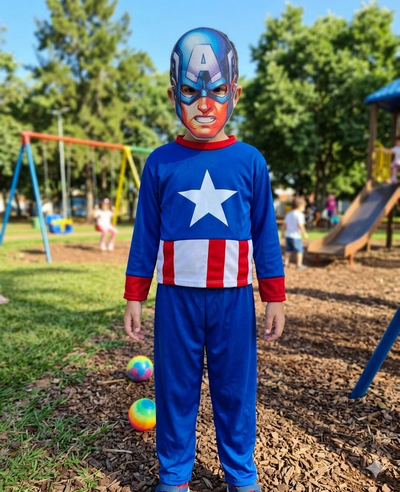 Disfraz Capitán América Superheroe 
