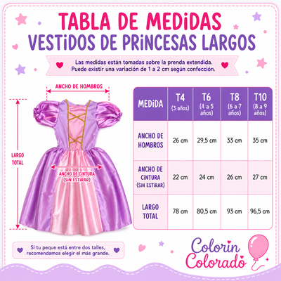 VESTIDOS DE PRINCESAS LARGOS