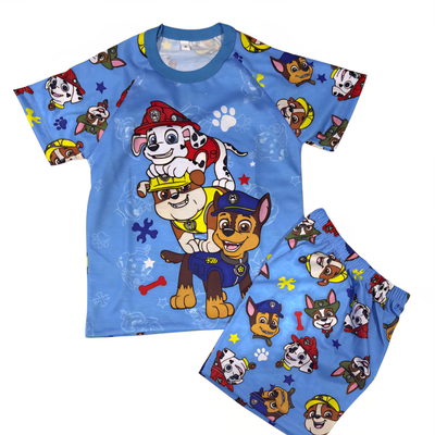 Pijama Paw Patroll Azul Corto