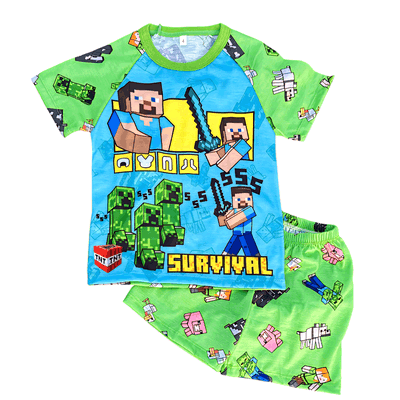 Pijama Minecraft Corto