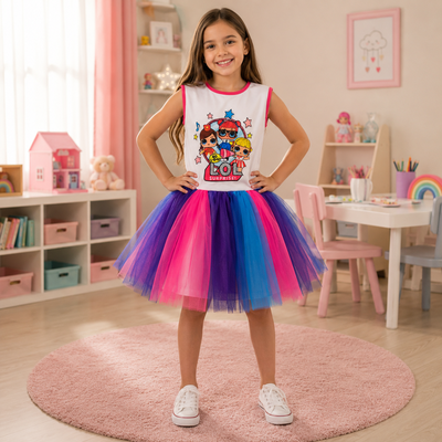 Vestido Tutu LOL Surprise