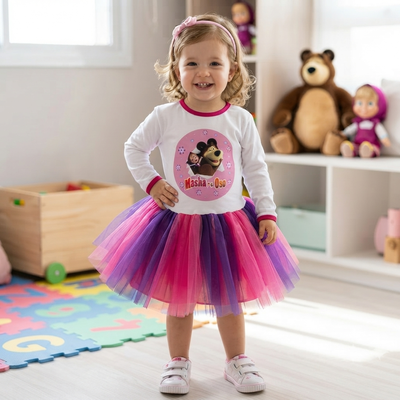 Vestido Tutu Masha y El Oso