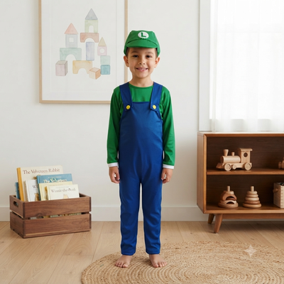 Disfraz Luigi (hermano Mario Bros)