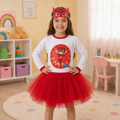 Vestido Tutu Ululette Superheroína 