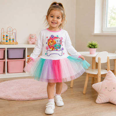 Vestido Tutu Skye y Everest Paw Patrol