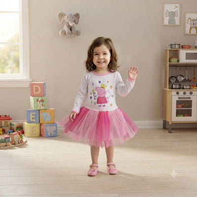 Vestido Tutu Peppa Pig