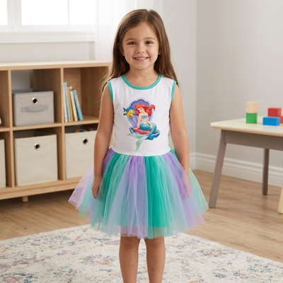 Vestido Tutu Sirenita 