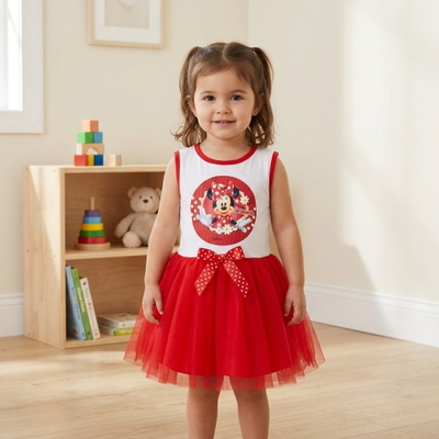 Vestido Tutu Minnie Rojo