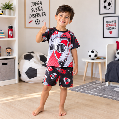 Pijama River Plate Corto