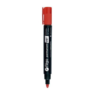 MARCADOR PERMANENTE FILGO 061 ROJO