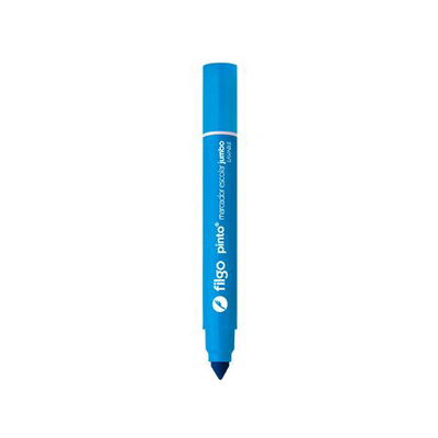 MARCADOR AL AGUA PUNTA CONICA JUMBO FILGO CELESTE