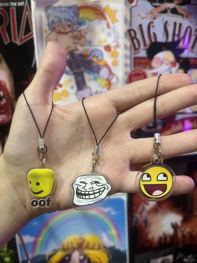 Phonecharm Troll face, Epic face y Oof Roblox