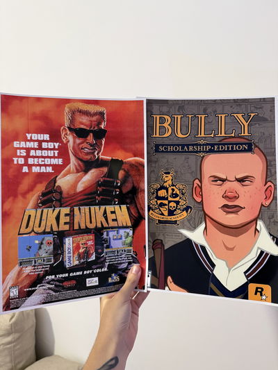 Poster Duke Nukem y Bully
