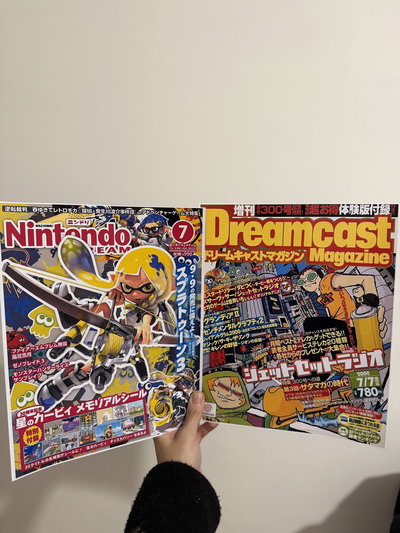 Poster splatoon y Jetset radio