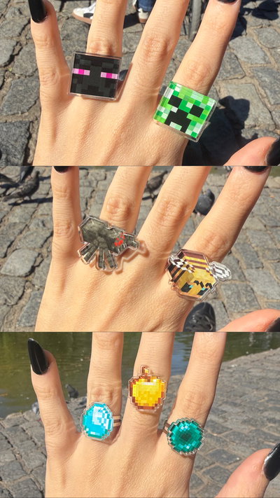 Anillos regulables minecraft