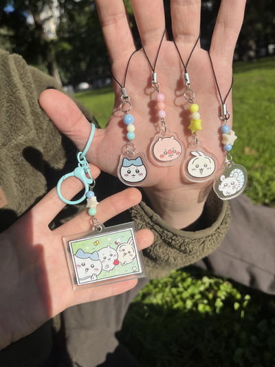 Llavero y Phonecharms Chiikawa