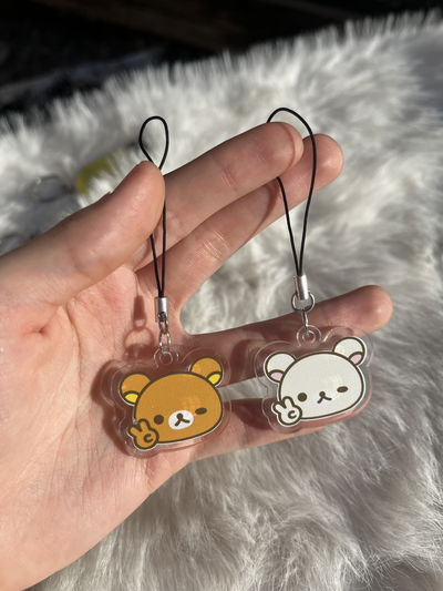 Phonecharms Rilakuma & Korilakkuma