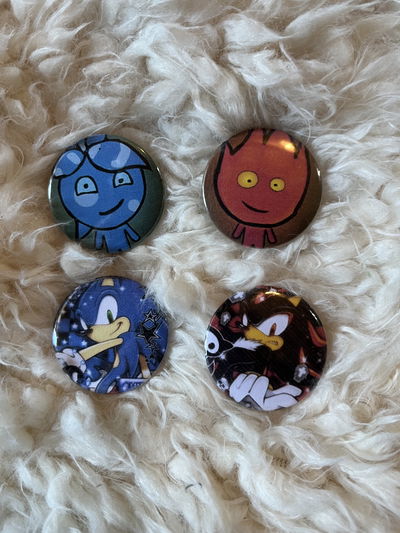 Pines matching (watergirl/fireboy y sonic/shadow)