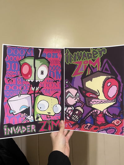 Posters invasor zim 
